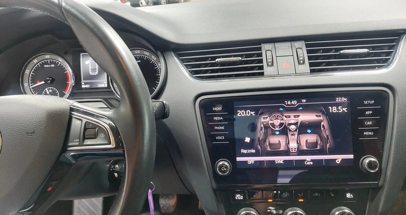 Skoda Octavia cena 79900 przebieg: 86000, rok produkcji 2019 z Mysłowice małe 781
